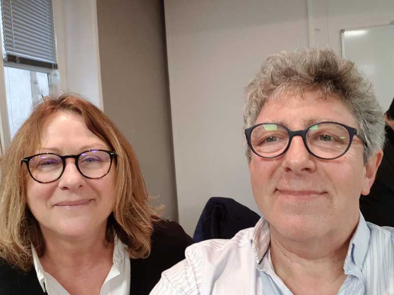 Dr Isabelle NICKLES et Laurent GROSS au cours de l'AG de la CFHTB