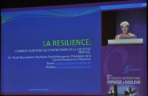 Congrès Hypnose & Douleur, Drs Servillat Thierry, Stimec Isabelle et Nicole Ruysschaert Congrès Hypnose & Douleur, Drs Servillat Thierry, Stimec Isabelle et Nicole Ruysschaert