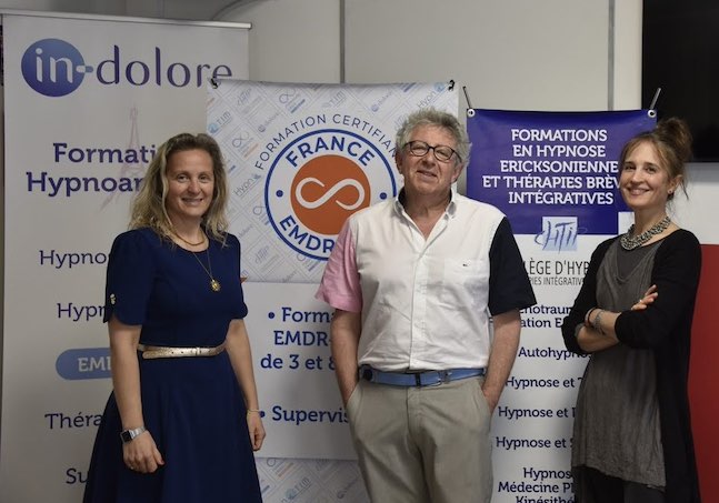 Quelques uns de nos formateurs en EMDR: Laurence ADJADJ, Laurent GROSS, Sophie TOURNOUËR