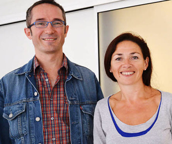Arnaud Kergroach et Nathalie Le Gall, deux infirmiers anesthésistes du Centre hospitalier de Cornouaille