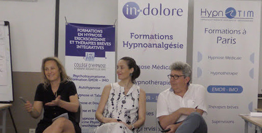 Laurence ADJADJ, Dr Roxane-COLETTE et Laurent-GROSS au cours de la Formation EMDR - IMO Laurence ADJADJ, Dr Roxane-COLETTE et Laurent-GROSS au cours de la Formation EMDR - IMO