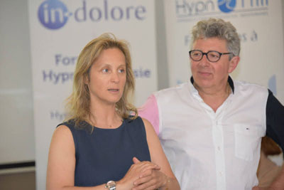 Laurence ADJADJ, Laurent-GROSS au cours de la Formation EMDR à Paris Laurence ADJADJ, Laurent-GROSS au cours de la Formation EMDR à Paris