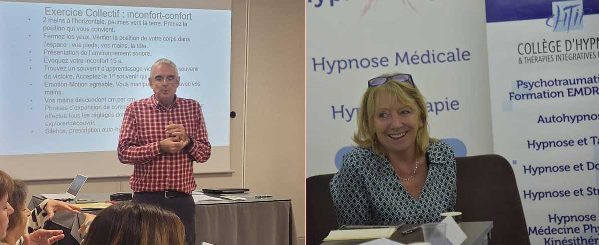 Dr Bruno Suarez et Dr Michèle Fourchon: Formation Hypnose Médicale en Radiodiagnostic et Radiothérapie.
